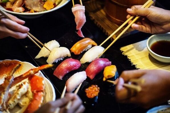Essen auf der japanischen Diät